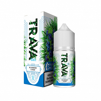 Ар TRAVA STRONG Синие ягоды-мята-лед 30-20
